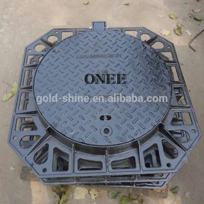 CAST IRON EN124 c250 ROUND MANHOLE COVER