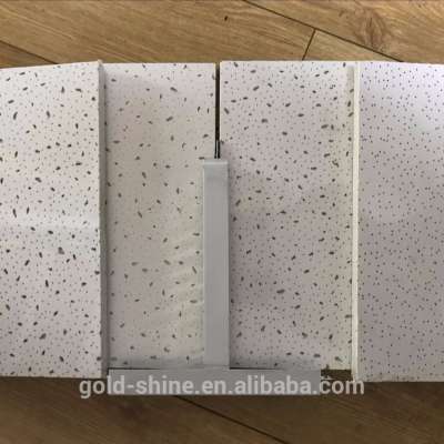 Fiberglass Acoustic Mineral Fiber Ceiling Tiles Square Edge