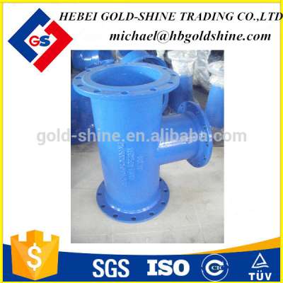 Ductile iron PN10/16 all flange tee