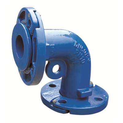 Ductile iron EN545 loosing flange bend 90